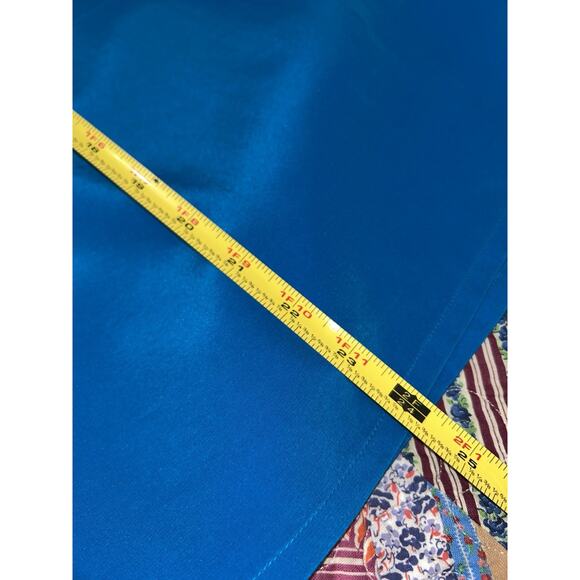 Diane Von Furstenberg DVF Turquoise Aqua 100% Silk Shell Blouse Vintage Medium - Picture 5 of 7